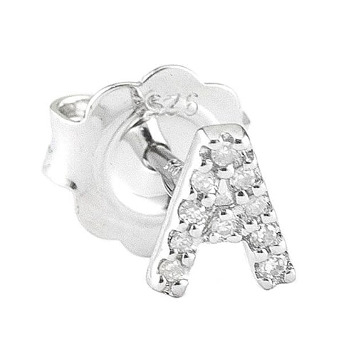 Arete con Inicial "A" Soldada