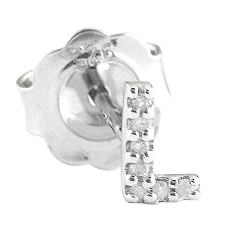 Arete con Inicial "L" Soldada