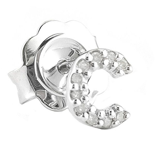 Arete con Inicial "C" Soldada